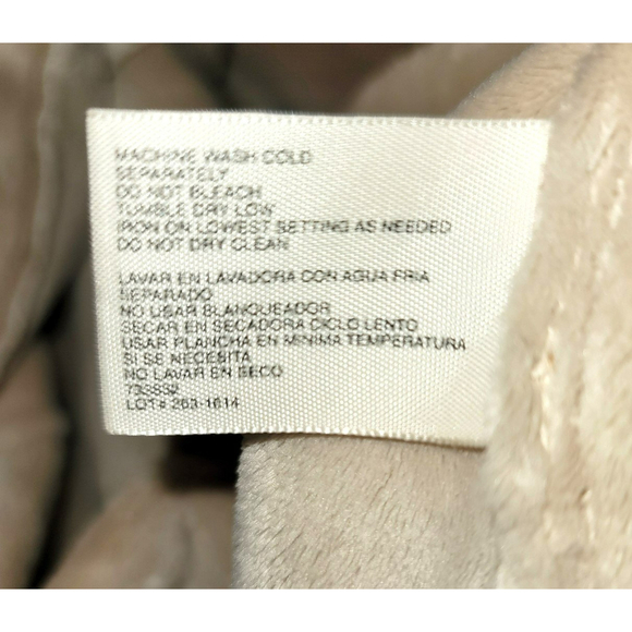 St. John's Bay Faux Suede Soft Sherpa Jacket - Size L - Picture 10 of 11